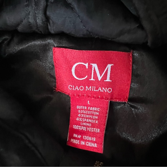 Ciao Milano Layered Black Jacket Large - Picture 6 of 10